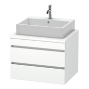 Duravit Waschtischunterschrank DuraStyle 70x54,8cm, we. ma, f Kons, 2 Schubkästen