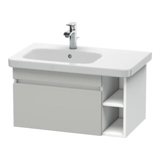 Duravit Waschtischunterschrank DuraStyle 73x44,8cm, B L, betongr/weiß ma, 1 Ausz.