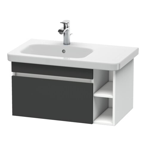 Duravit Waschtischunterschrank DuraStyle 73x44,8cm, B L, gra matt/we ma, 1 Ausz.