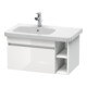 Duravit Waschtischunterschrank DuraStyle 73x44,8cm, B li, we. hgl/we ma, 1 Ausz.-1