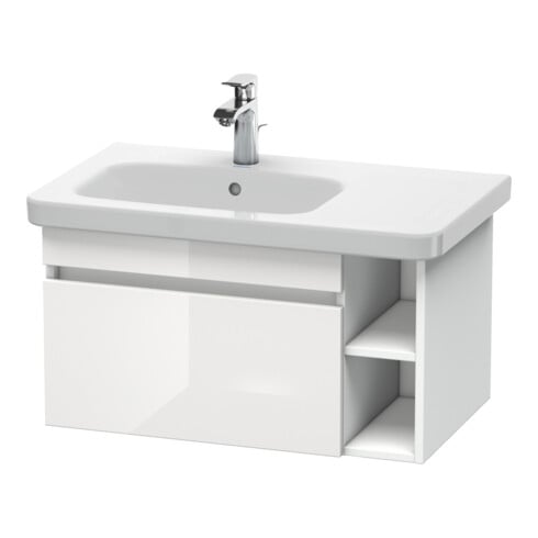 Duravit Waschtischunterschrank DuraStyle 73x44,8cm, B li, we. hgl/we ma, 1 Ausz.