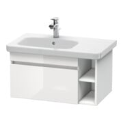Duravit Waschtischunterschrank DuraStyle 73x44,8cm, B li, we. hgl/we ma, 1 Ausz.