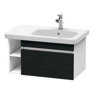 Duravit Waschtischunterschrank DuraStyle 73x44,8cm, B re, Ei sw/we ma, 1 Ausz.