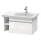 Duravit Waschtischunterschrank DuraStyle 73x44,8cm, B re, we. hgl/we ma, 1 Ausz.-1