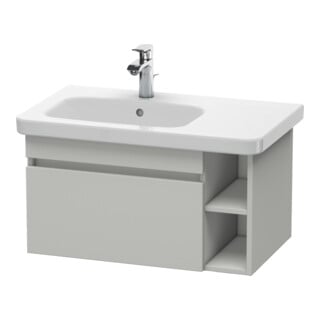 Duravit Waschtischunterschrank DuraStyle 73x44,8cm, Beck. li, betongr ma, 1 Ausz.