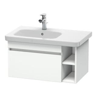 Duravit Waschtischunterschrank DuraStyle 73x44,8cm, Beck. li, weiß matt, 1 Auszug