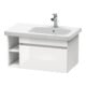 Duravit Waschtischunterschrank DuraStyle 73x44,8cm, Beck. re, lei/we ma, 1 Auszug