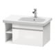 Duravit Waschtischunterschrank DuraStyle 73x44,8cm, Beck. re, we. hgl, 1 Auszug-1