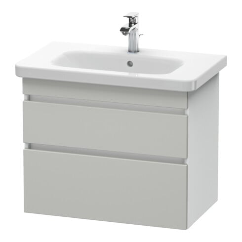 Duravit Waschtischunterschrank DuraStyle 73x44,8cm, betgr/we ma, 2 SchKa., wandhängend