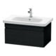 Duravit Waschtischunterschrank DuraStyle 73x44,8cm, Ei sw, 1 Auszug, wandhängend-1