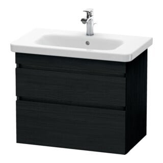 Duravit Waschtischunterschrank DuraStyle 73x44,8cm, Ei sw, 2 Schubk., wandhängend