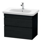 Duravit Waschtischunterschrank DuraStyle 73x44,8cm, Ei sw, 2 Schubk., wandhängend