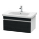 Duravit Waschtischunterschrank DuraStyle 73x44,8cm, Ei sw/we ma, 1 Ausz., wandhängend-1