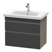 Duravit Waschtischunterschrank DuraStyle 73x44,8cm, gra m/bas ma, 2 SchKa., wandhängend