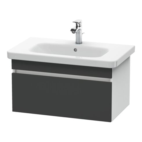 Duravit Waschtischunterschrank DuraStyle 73x44,8cm, gra m/we ma, 1 Ausz., wandhängend