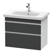 Duravit Waschtischunterschrank DuraStyle 73x44,8cm, gra m/we ma, 2 SchKa., wandhängend