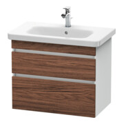 Duravit Waschtischunterschrank DuraStyle 73x44,8cm, N dk/we ma, 2 SchKa., wandhängend