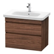 Duravit Waschtischunterschrank DuraStyle 73x44,8cm, Nussb dkl., 2 SchKa., wandhängend
