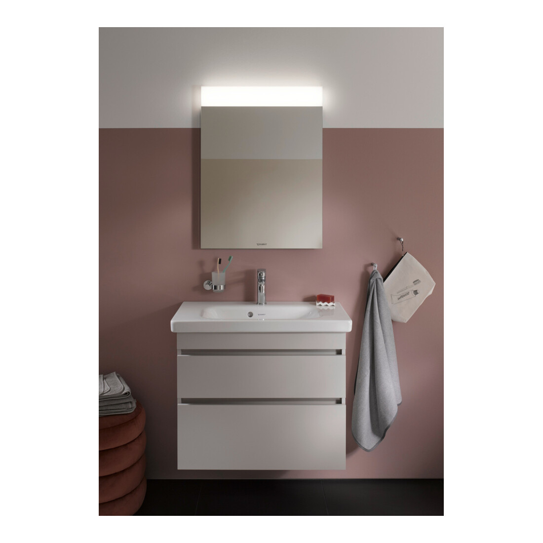 Duravit Waschtischunterschrank DuraStyle 73x44,8cm, Tau, 2 SchKa., wandhängend