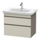 Duravit Waschtischunterschrank DuraStyle 73x44,8cm, tau/bas ma, 2 SchKa., wandhängend-1