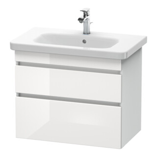 Duravit Waschtischunterschrank DuraStyle 73x44,8cm, w hgl/we ma, 2 SchKa., wandhängend