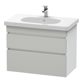 Duravit Waschtischunterschrank DuraStyle 80x45,3cm, betgr/we ma, 2 SchKa., wandhängend