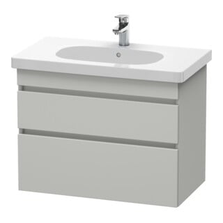 Duravit Waschtischunterschrank DuraStyle 80x45,3cm, betongr ma, 2 SchKa., wandhängend
