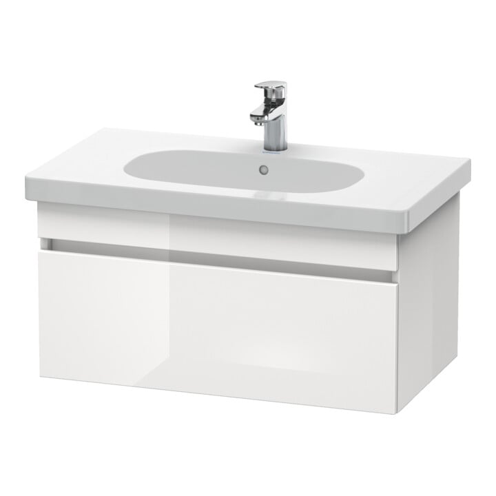Duravit Waschtischunterschrank DuraStyle 80x45,3cm, E sw/Bas ma, 1 Ausz., wandhängend