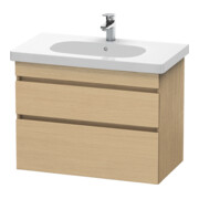 Duravit Waschtischunterschrank DuraStyle 80x45,3cm, Ei Nat, 2 Schubk., wandhängend-1