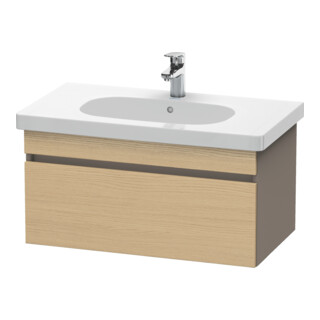 Duravit Waschtischunterschrank DuraStyle 80x45,3cm, Ei nat/b ma, 1 Ausz., wandhängend
