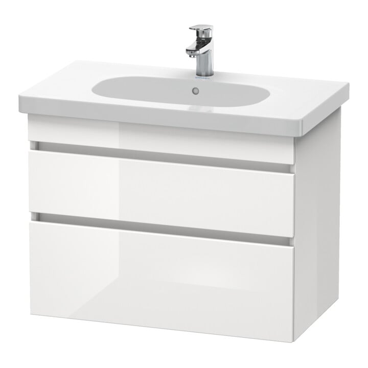 Duravit Waschtischunterschrank DuraStyle 80x45,3cm, Ei nat/b ma, 2 SchKa., wandhängend