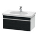 Duravit Waschtischunterschrank DuraStyle 80x45,3cm, Ei sw/we ma, 1 Ausz., wandhängend-1