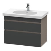 Duravit Waschtischunterschrank DuraStyle 80x45,3cm, gra m/bas ma, 2 SchKa., wandhängend