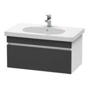 Duravit Waschtischunterschrank DuraStyle 80x45,3cm, gra m/we ma, 1 Ausz., wandhängend