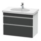 Duravit Waschtischunterschrank DuraStyle 80x45,3cm, gra m/we ma, 2 SchKa., wandhängend-1