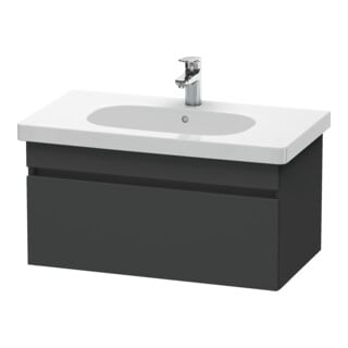 Duravit Waschtischunterschrank DuraStyle 80x45,3cm, graph ma, 1 Ausz., wandhängend