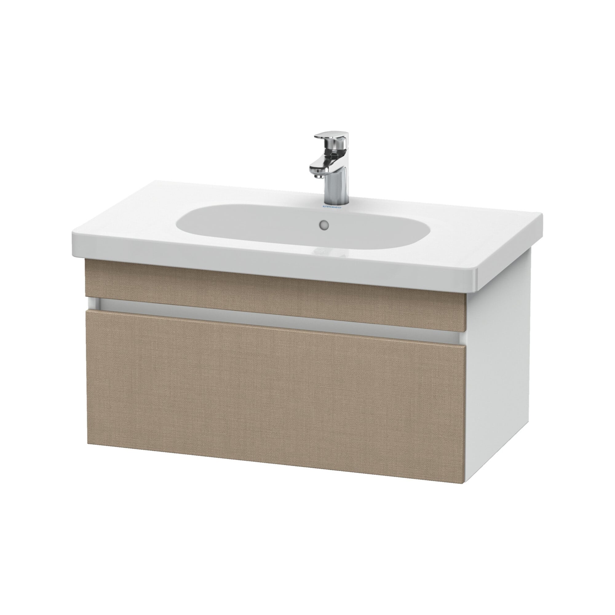Duravit Waschtischunterschrank DuraStyle 80x45,3cm, lei/we ma, 1 Ausz., wandhängend