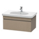 Duravit Waschtischunterschrank DuraStyle 80x45,3cm, leinen/bas ma, 1 Ausz., wandhängend-1