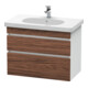 Duravit Waschtischunterschrank DuraStyle 80x45,3cm, N dk/we ma, 2 SchKa., wandhängend-1