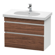 Duravit Waschtischunterschrank DuraStyle 80x45,3cm, N dk/we ma, 2 SchKa., wandhängend