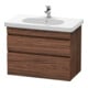 Duravit Waschtischunterschrank DuraStyle 80x45,3cm, Nussb dkl., 2 SchKa., wandhängend-1