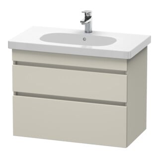 Duravit Waschtischunterschrank DuraStyle 80x45,3cm, Tau, 2 SchKa., wandhängend