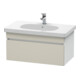 Duravit Waschtischunterschrank DuraStyle 80x45,3cm, tau/we ma, 1 Ausz., wandhängend-1