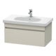 Duravit Waschtischunterschrank DuraStyle 80x45,3cm, taupe, 1 Auszug, wandhängend-1