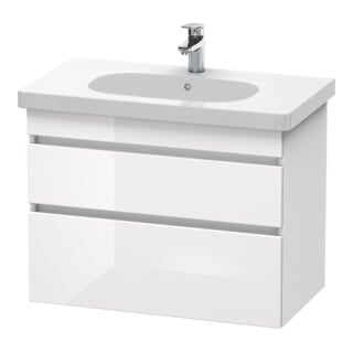 Duravit Waschtischunterschrank DuraStyle 80x45,3cm, w hgl/we ma, 2 SchKa., wandhängend