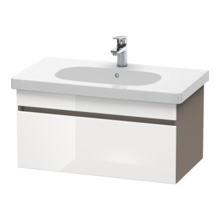 Duravit Waschtischunterschrank DuraStyle 80x45,3cm, we. hg/b ma, 1 Ausz., wandhängend
