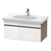 Duravit Waschtischunterschrank DuraStyle 80x45,3cm, we. hg/b ma, 1 Ausz., wandhängend