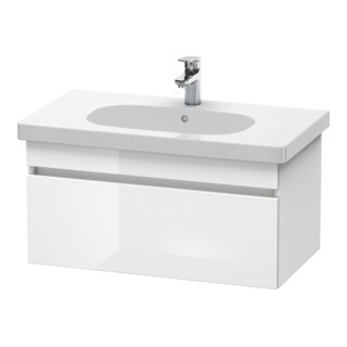Duravit Waschtischunterschrank DuraStyle 80x45,3cm, we. hgl/we ma, 1 Ausz., wandhängend