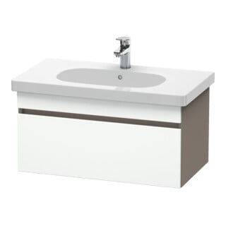 Duravit Waschtischunterschrank DuraStyle 80x45,3cm, we. m/bas ma, 1 Ausz., wandhängend