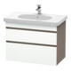Duravit Waschtischunterschrank DuraStyle 80x45,3cm, we. m/bas ma, 2 SchKa., wandhängend-1